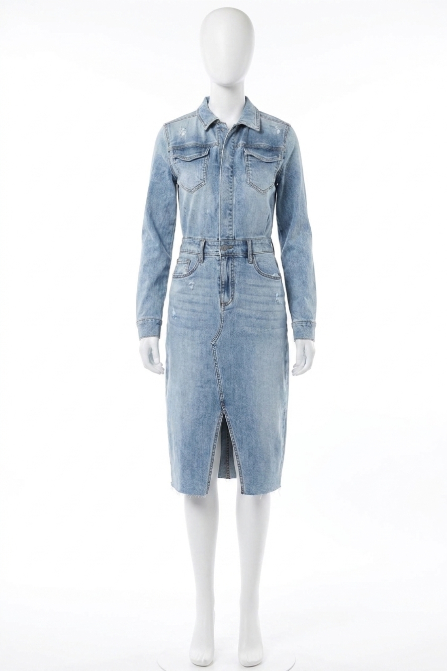 NEW DEAR JOHN DENIM lulu dress in monterey